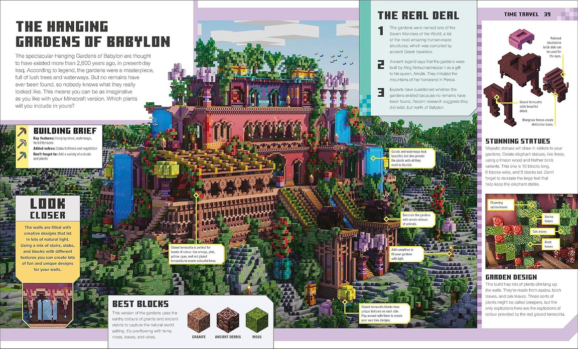 The Minecraft Ideas Book : Create the Real World in Minecraft with 70+ Awesome Builds