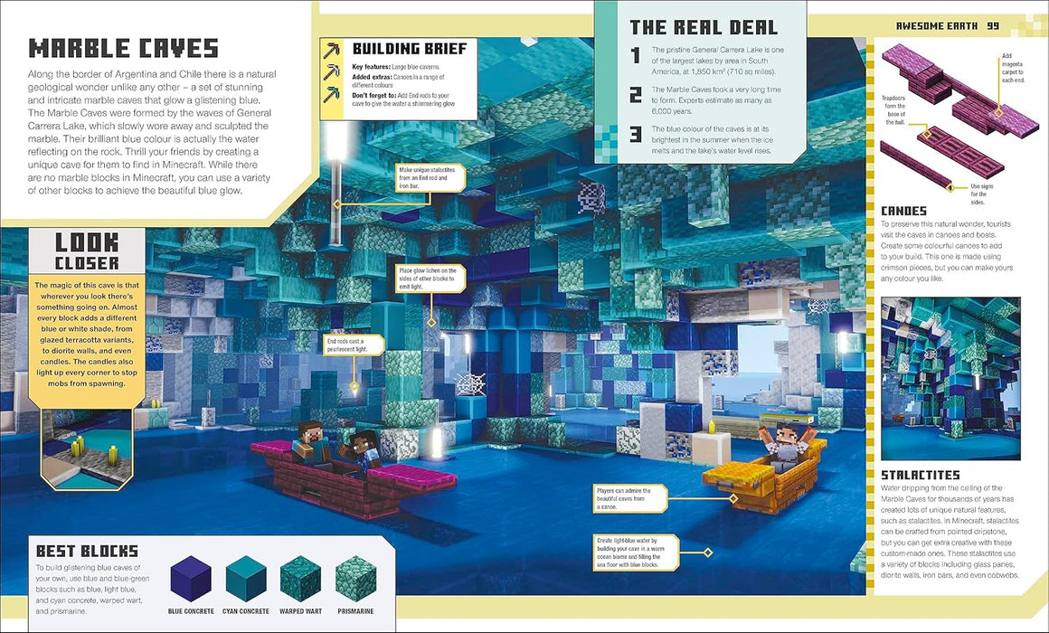 The Minecraft Ideas Book : Create the Real World in Minecraft with 70+ Awesome Builds