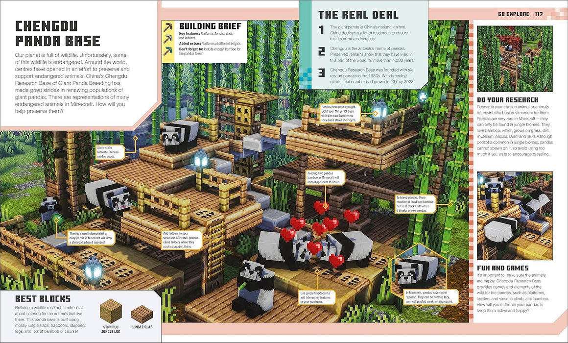 The Minecraft Ideas Book : Create the Real World in Minecraft with 70+ Awesome Builds