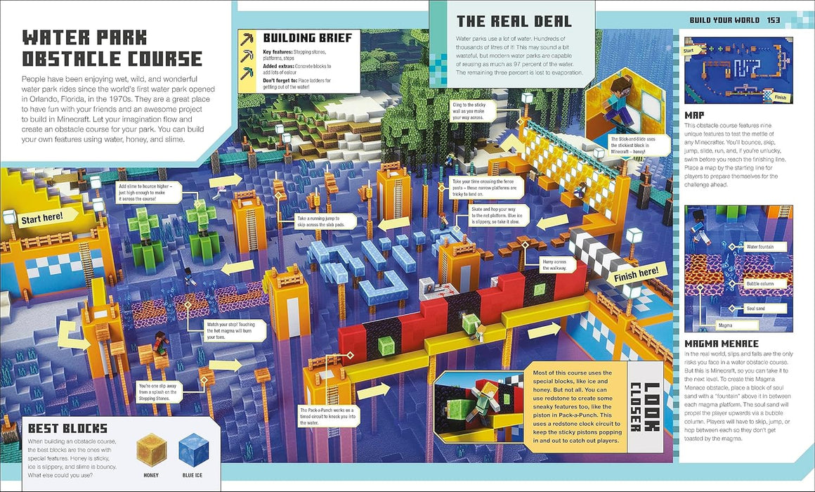 The Minecraft Ideas Book : Create the Real World in Minecraft with 70+ Awesome Builds