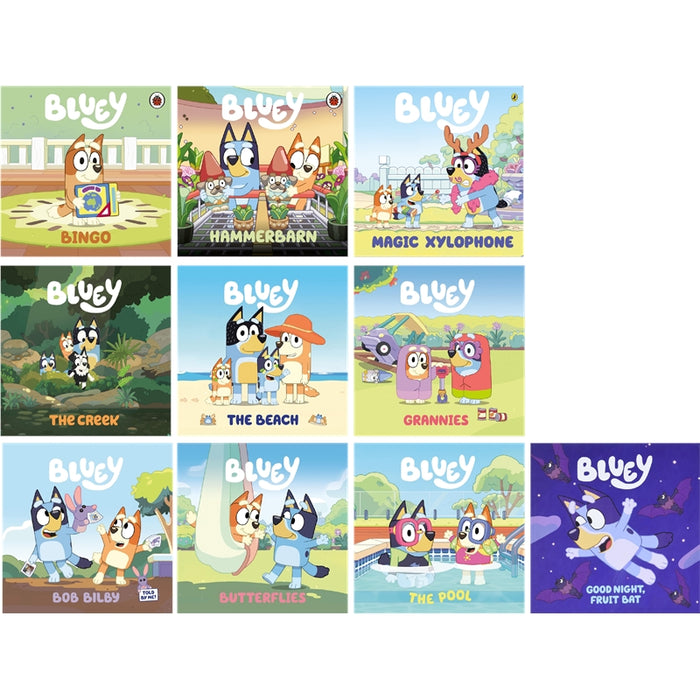 Bluey Let's Do This! Box of Books 10 Books Collection Box Set