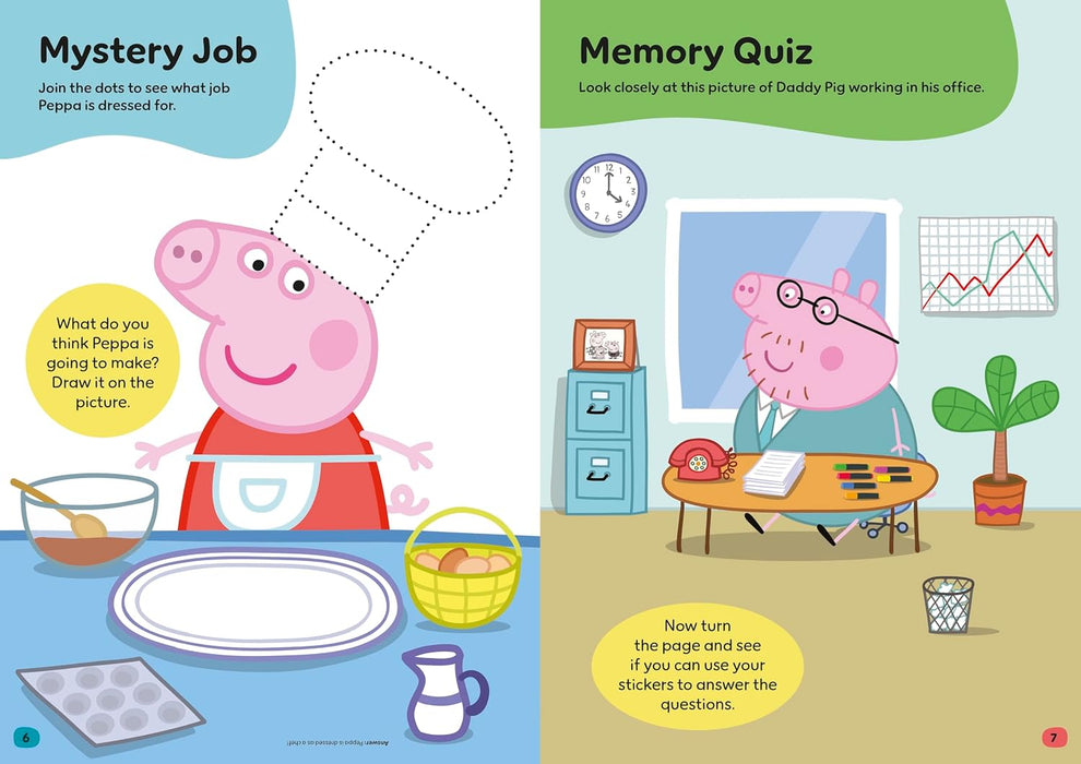 Peppa Pig: When I Grow Up Sticker Activity Book