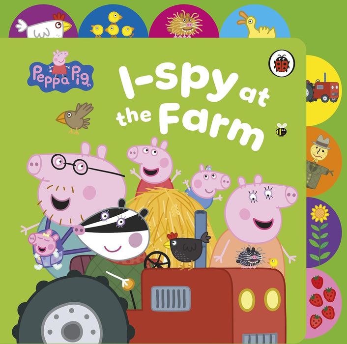 Peppa Pig: I Spy at the Farm : Tabbed Board Book