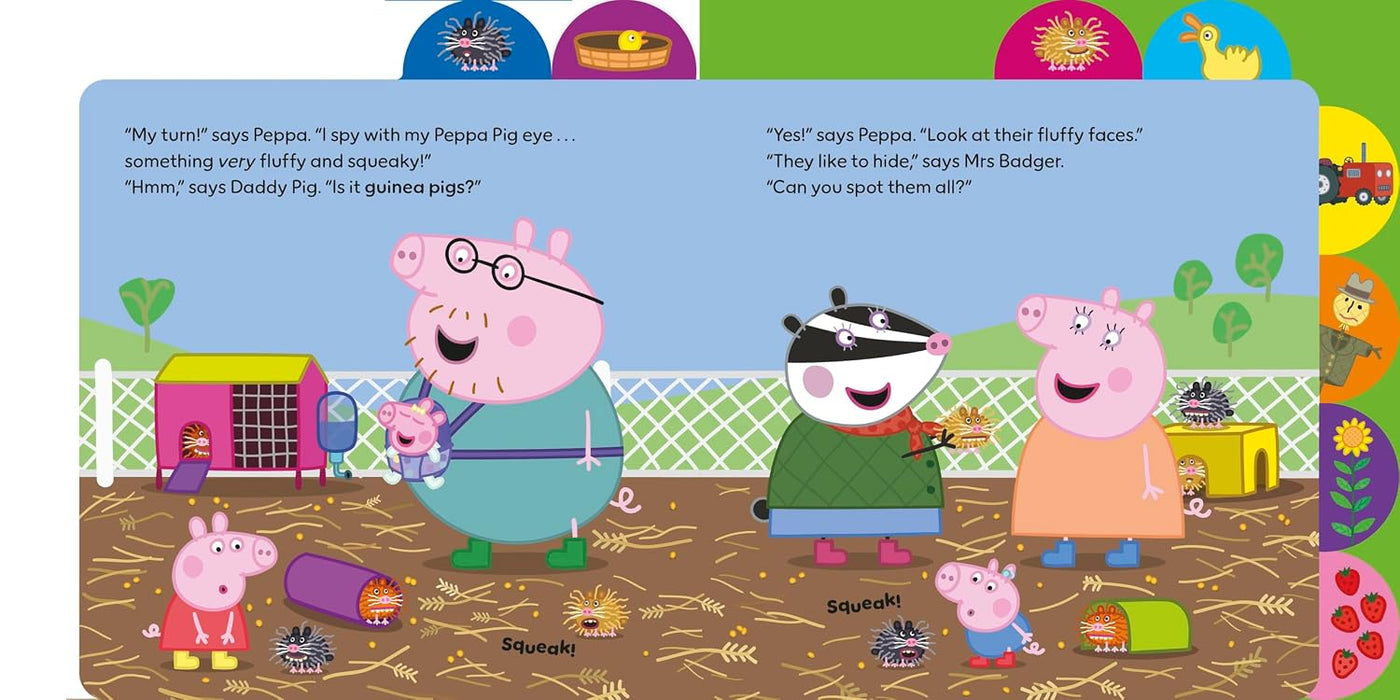 Peppa Pig: I Spy at the Farm : Tabbed Board Book