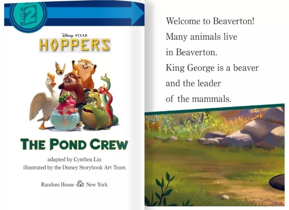 The Pond Crew (Disney/Pixar Hoppers) (Step Into Reading, Step 2)