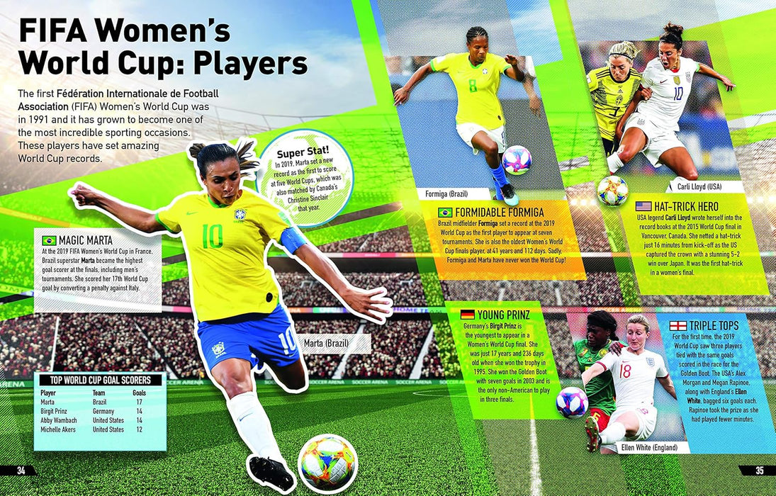 Women's Football Superstars : Record-breaking Players, Teams and Tournaments