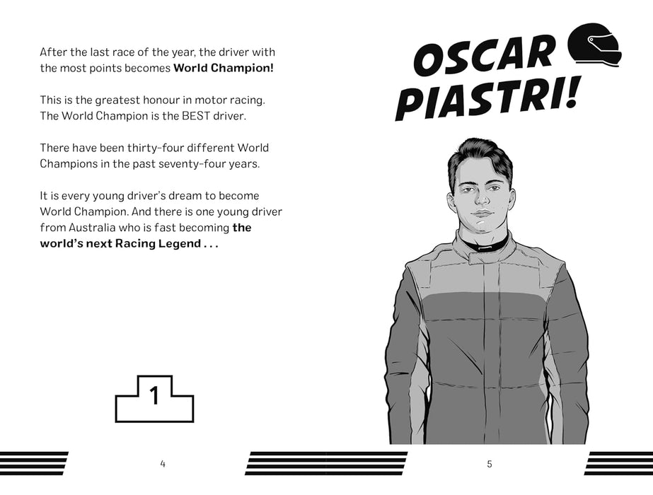 Racing Legends: Oscar Piastri : 101 Facts about Formula One