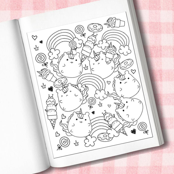 Mangatopia Cupcakes and Kitties : A Cuteness Overload Colouring Book of Anime and Manga