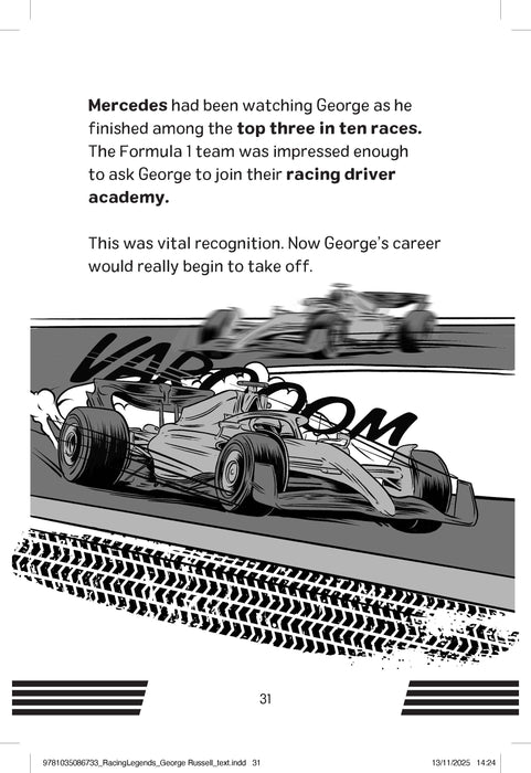 Racing Legends: George Russell : 101 Facts about Formula One