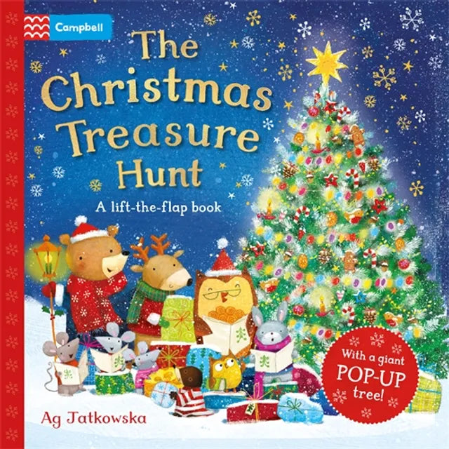 The Christmas Treasure Hunt : A lift-the-flap book with a giant pop-up tree!