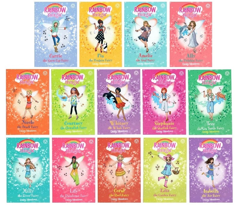 Rainbow Magic Nature Fairies 14 Book Collection Set