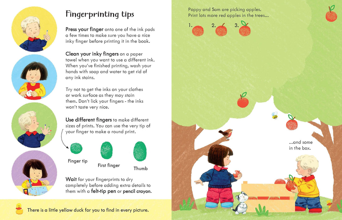 Farmyard Tales Poppy and Sam's Fingerprint Activities