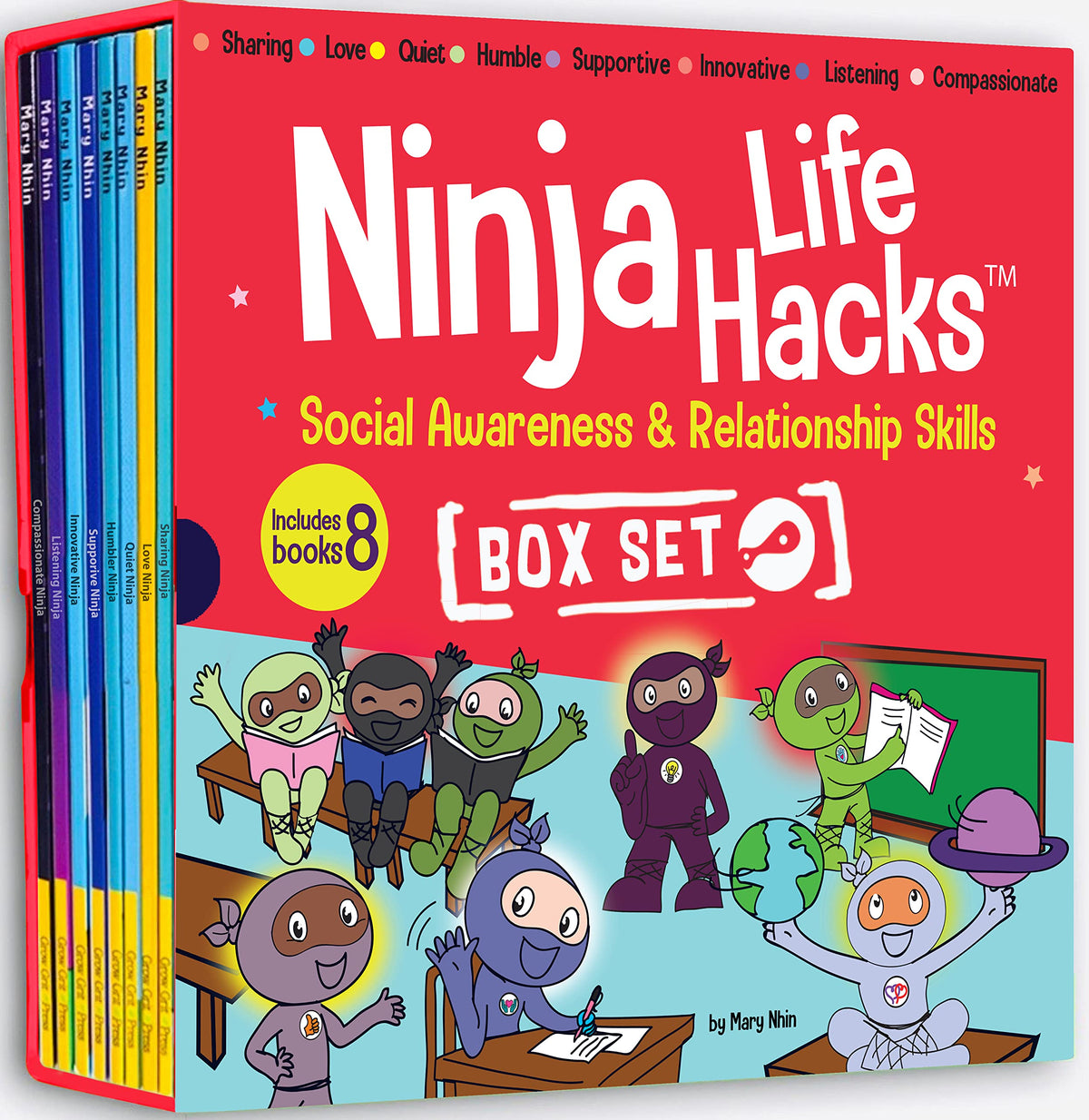 Ninja Life Hacks Social Awareness and Relationship Skills Box Set (Boo