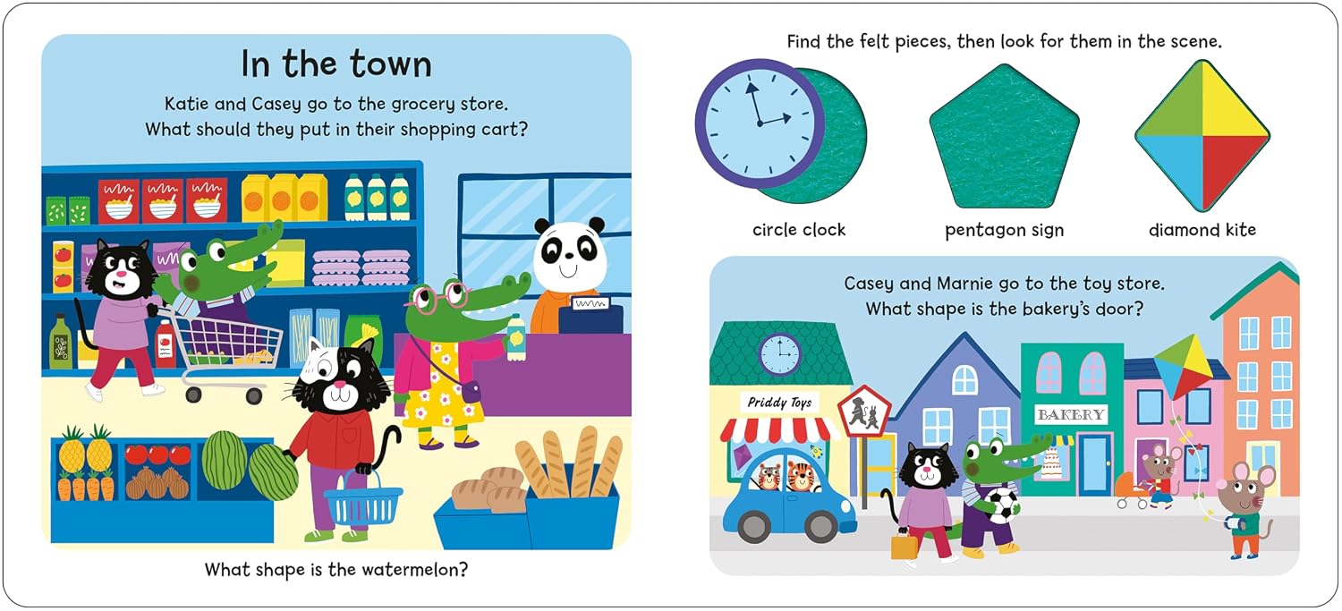 Shapes (Match & Sort) : Match and sort the shaped felt pieces