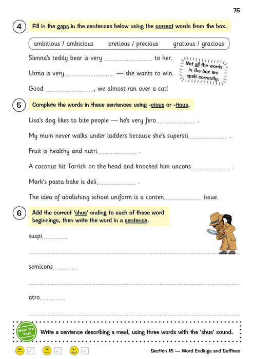 KS2 English Year 6 Grammar, Punctuation & Spelling Targeted Question Book (with Answers)