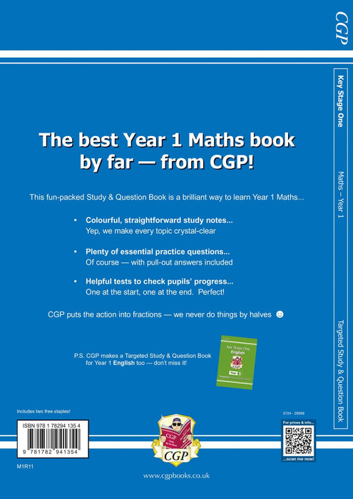 KS1 Maths Year 1 Targeted Study & Question Book