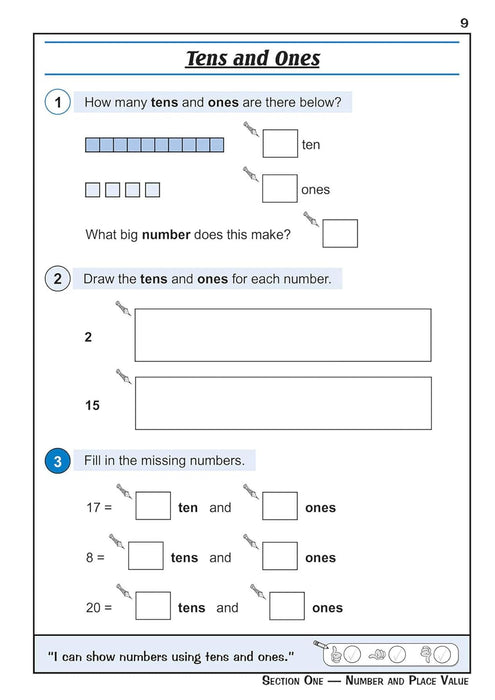 KS1 Maths Year 1 Targeted Study & Question Book