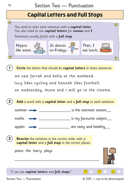KS1 English Year 2 Grammar, Punctuation & Spelling Targeted Question Book (with Answers)