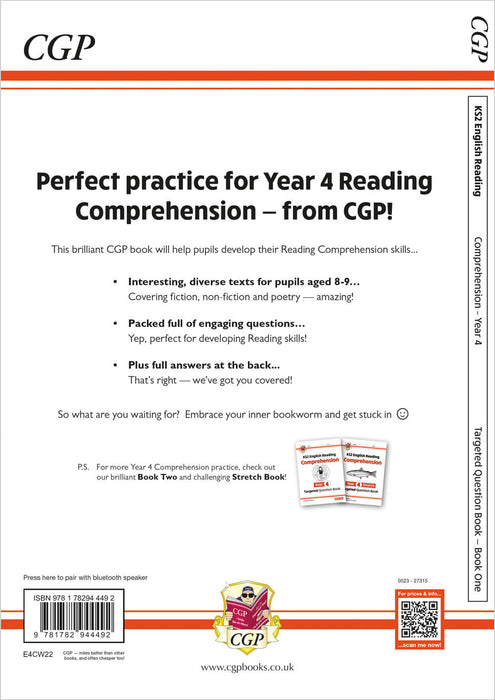 KS2 English Year 4 Reading Comprehension Targeted Question Book - Book 1 (with Answers)