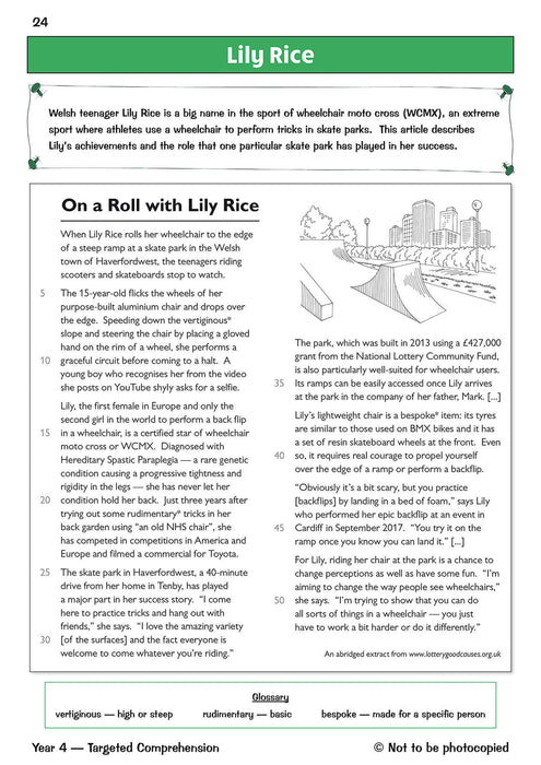 KS2 English Year 4 Reading Comprehension Targeted Question Book - Book 2 (with Answers)