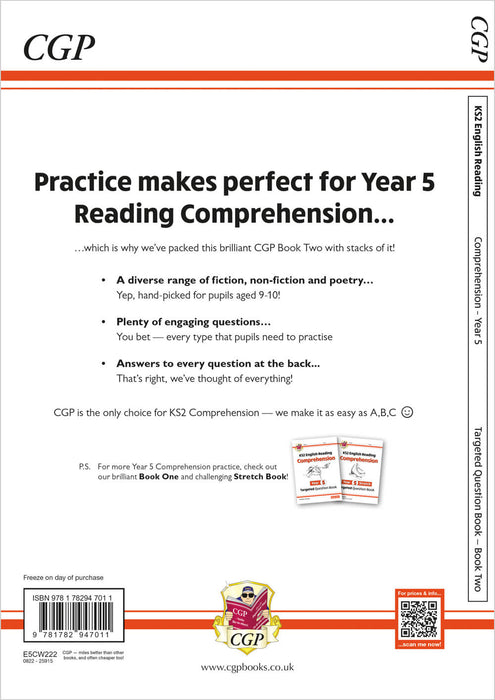 KS2 English Year 5 Reading Comprehension Targeted Question Book - Book 2 (with Answers)