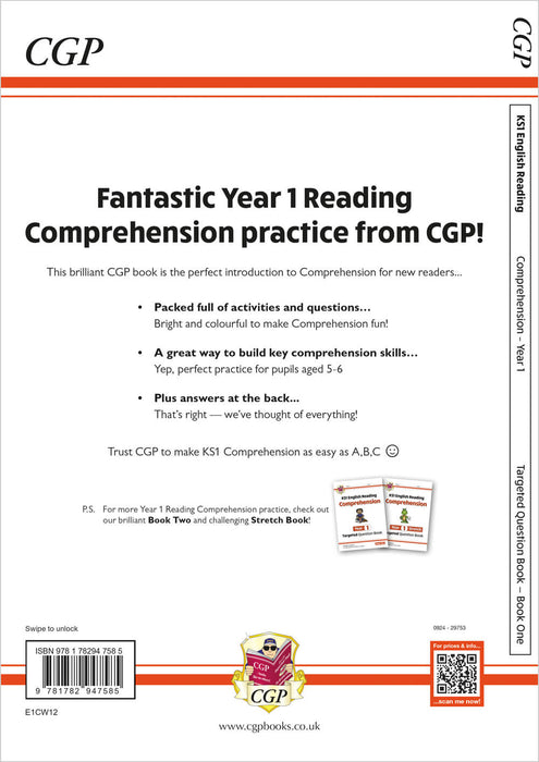 KS1 English Year 1 Reading Comprehension Targeted Question Book - Book 1 (with Answers)