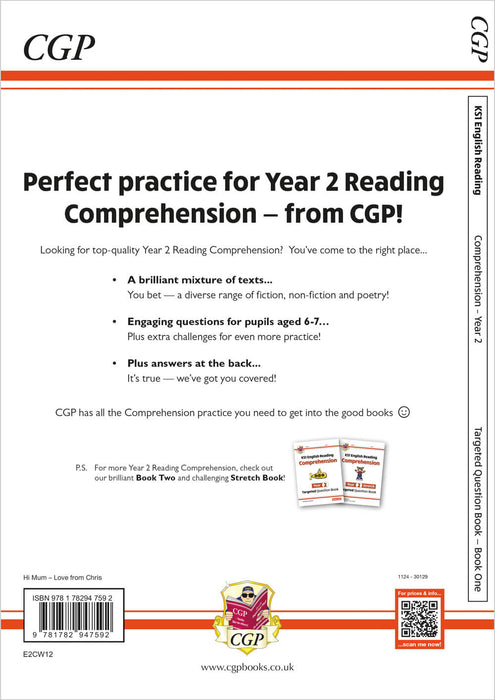 KS1 English Year 2 Reading Comprehension Targeted Question Book - Book 1 (with Answers)