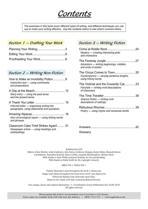 KS2 English Year 3 Writing Targeted Question Book