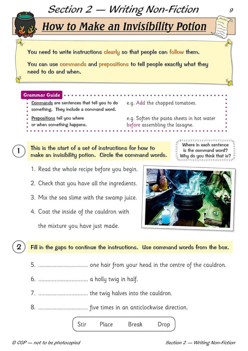 KS2 English Year 3 Writing Targeted Question Book