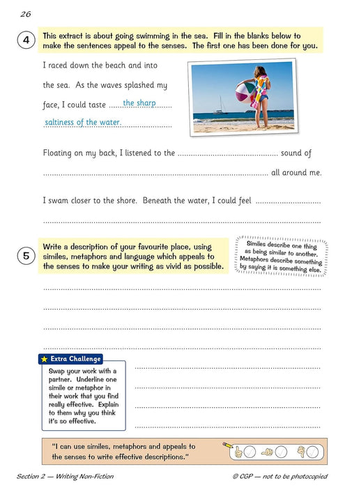 KS2 English Year 4 Writing Targeted Question Book