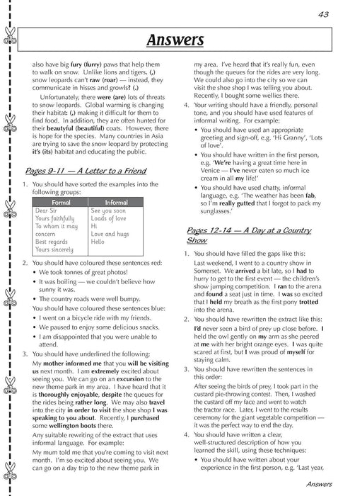 KS2 English Year 4 Writing Targeted Question Book