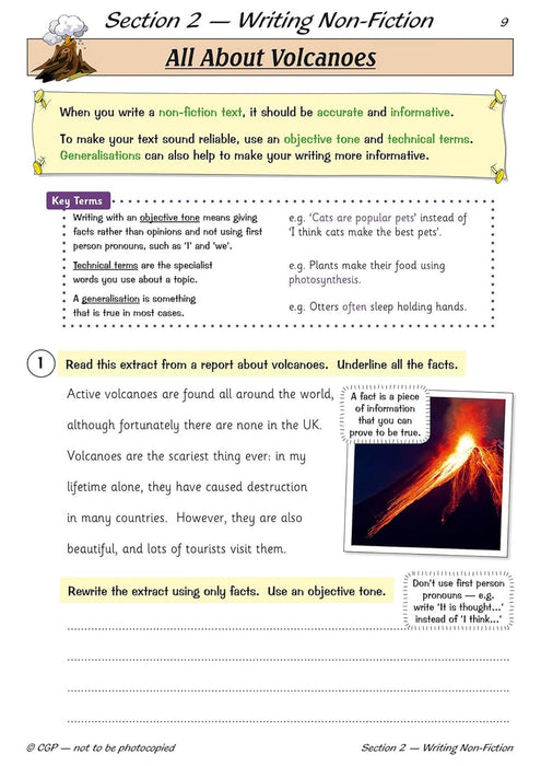 KS2 English Year 6 Writing Targeted Question Book