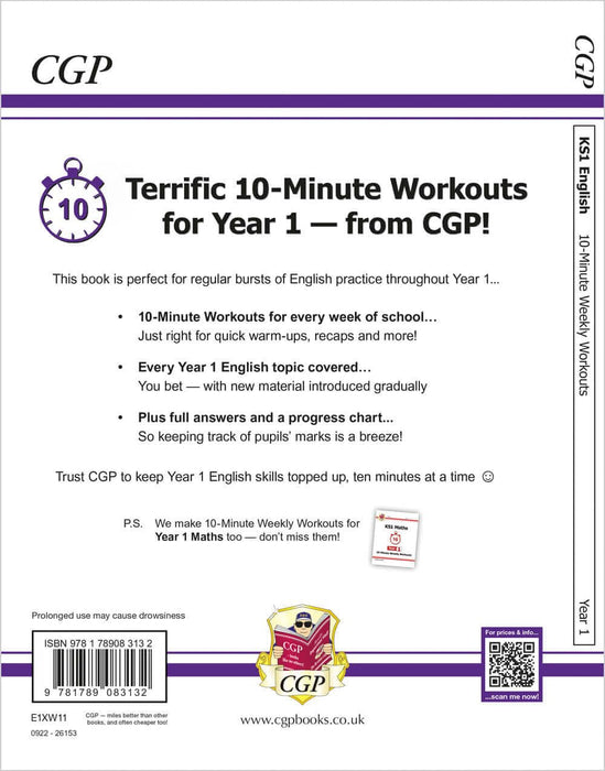 KS1 Year 1 English 10-Minute Weekly Workouts