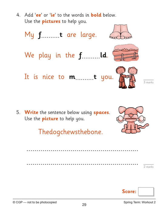 KS1 Year 1 English 10-Minute Weekly Workouts