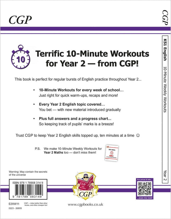 KS1 Year 2 English 10-Minute Weekly Workouts