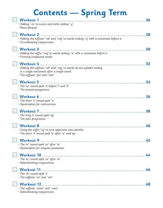 KS1 Year 2 English 10-Minute Weekly Workouts