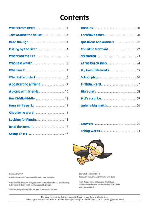 KS1 English Year 1 Reading Comprehension Targeted Question Book - Book 2 (with Answers)