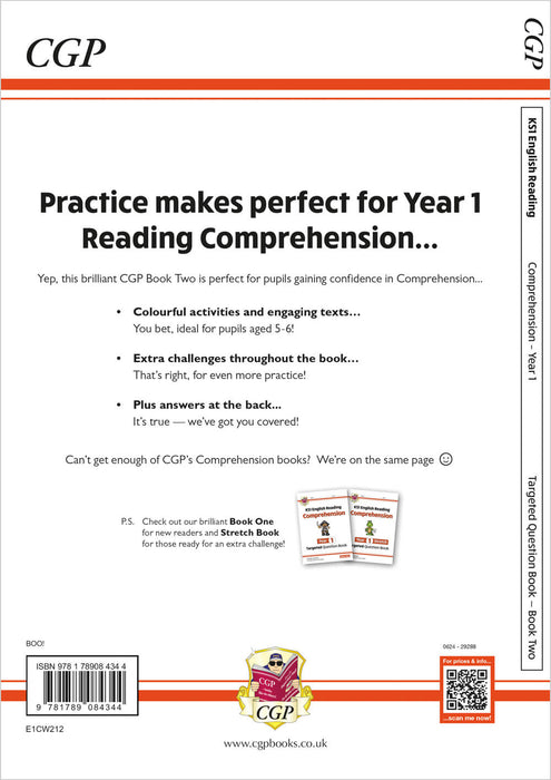 KS1 English Year 1 Reading Comprehension Targeted Question Book - Book 2 (with Answers)