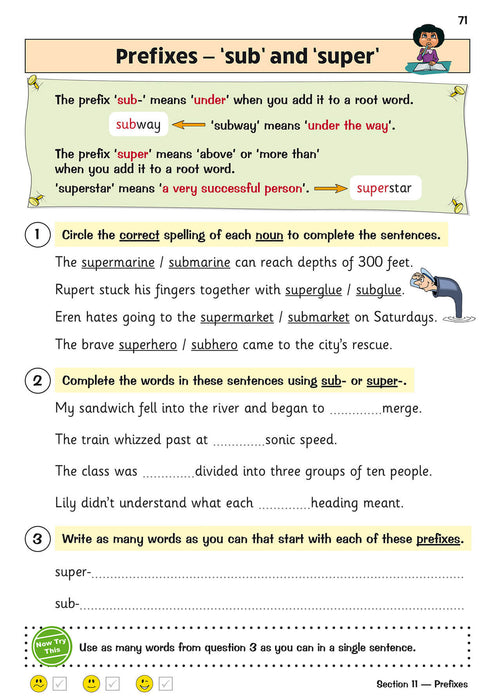 KS1 Year 1 English 10-Minute Tests: Grammar, Punctuation & Spelling