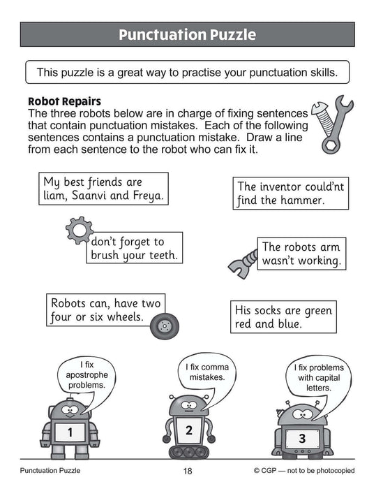 KS1 Year 2 English 10-Minute Tests: Grammar, Punctuation & Spelling