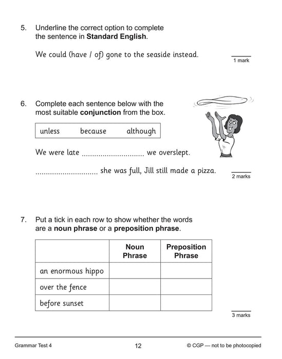 KS2 Year 4 English 10-Minute Tests: Grammar, Punctuation & Spelling