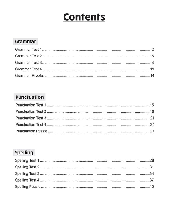 KS2 Year 5 English 10-Minute Tests: Grammar, Punctuation & Spelling