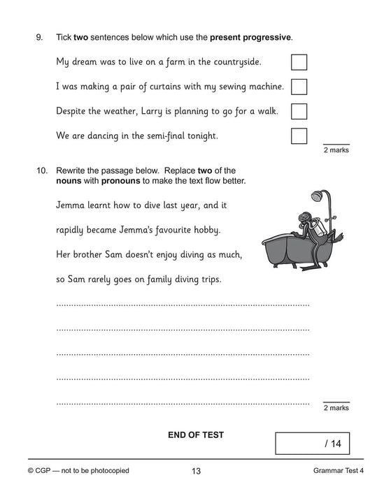 KS2 Year 5 English 10-Minute Tests: Grammar, Punctuation & Spelling