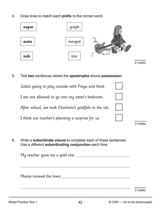 KS2 Year 5 English 10-Minute Tests: Grammar, Punctuation & Spelling