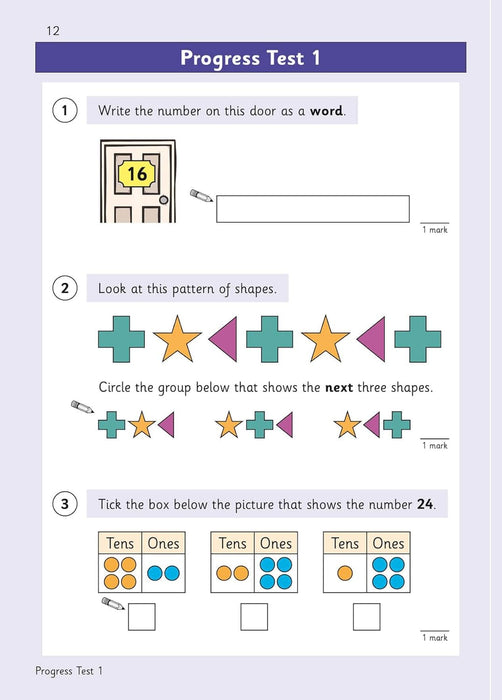 KS1 Maths Year 1 Targeted Question Book