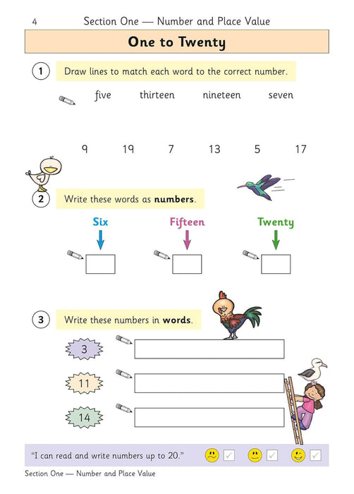 KS1 Maths Year 1 Targeted Question Book