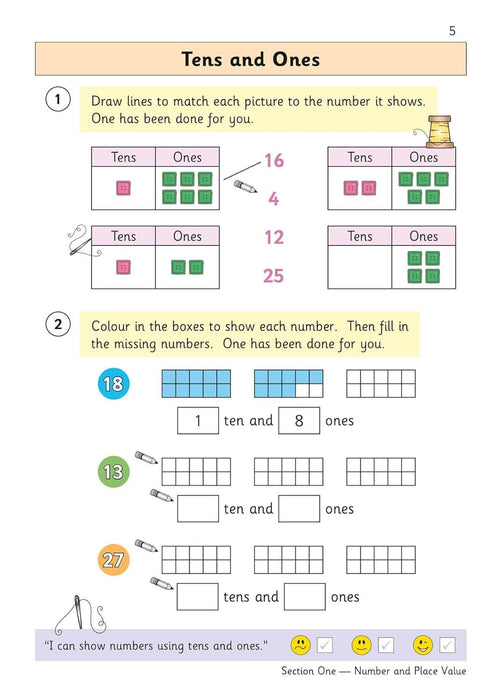KS1 Maths Year 1 Targeted Question Book