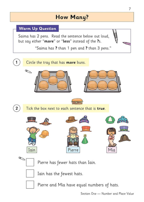 KS1 Maths Year 1 Targeted Question Book