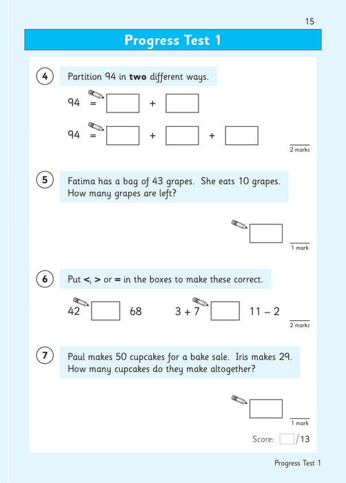 KS1 Maths Year 2 Targeted Question Book