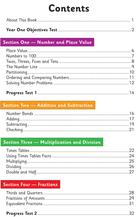 KS1 Maths Year 2 Targeted Question Book
